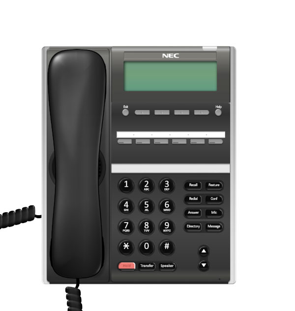 NECDT410-6BUTTON-HANDSET