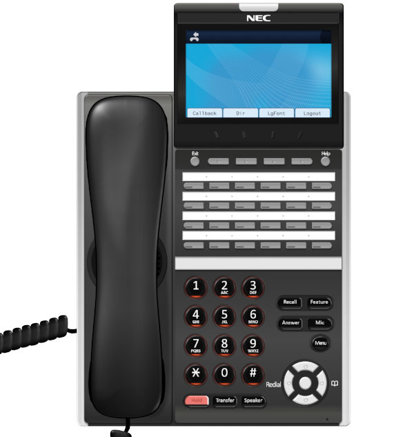 NECDT820-24-COL-HANDSET