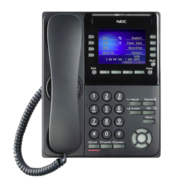 NEC DT920 Self Labeling Colour Display IP Phone